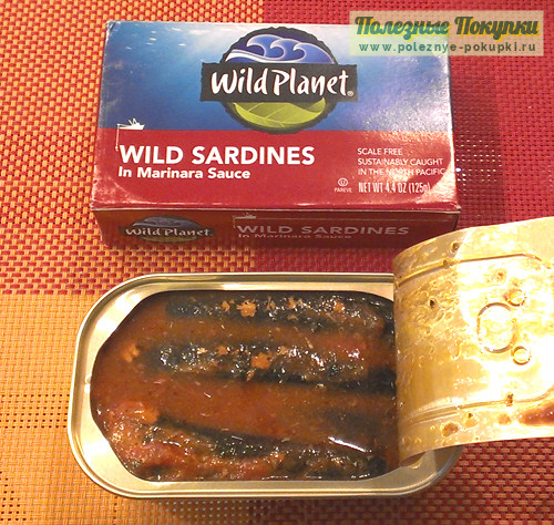 Сардины в томатном соусе Wild Planet