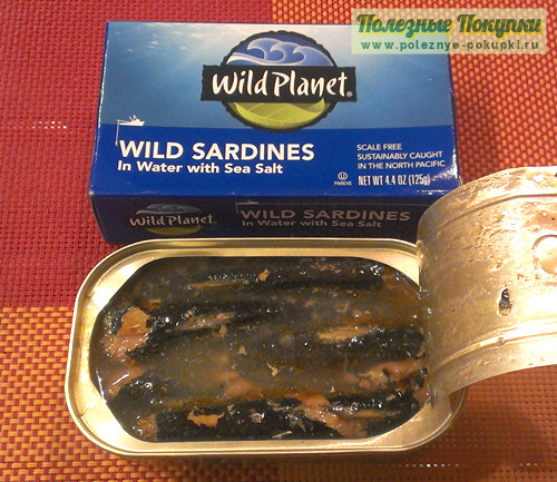 Сардины в собственном соку от Wild Planet